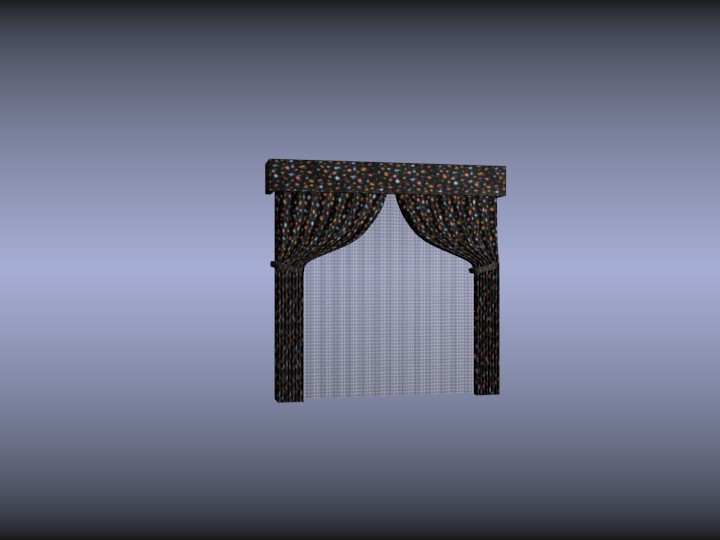 Vintage Swag Curtains preview image 1